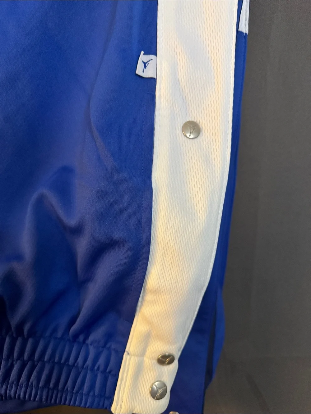 Jordan Men’s Royal Blue Break-away pants with White Stripe